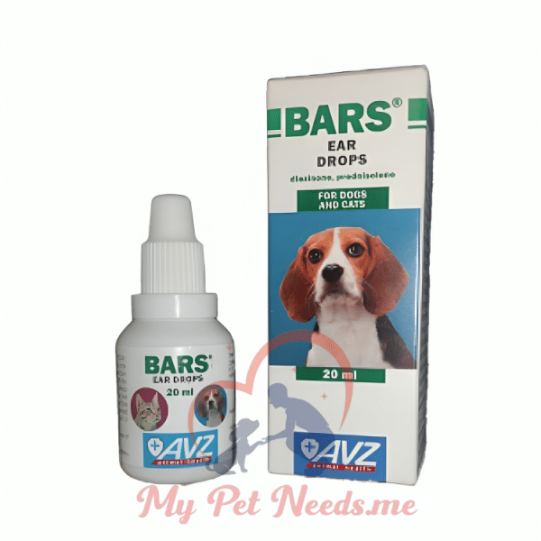 Bars ear drop - Bars Ear Drops For Dogs & Cats 20 ml