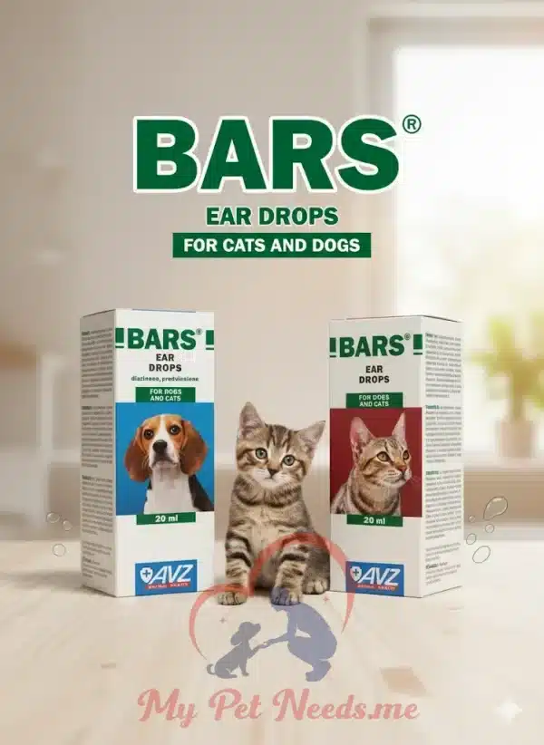 Bars ear drop for dogs and cats 1