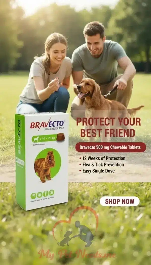 Bravecto for medium dogs (10-20 kg) - one tablet