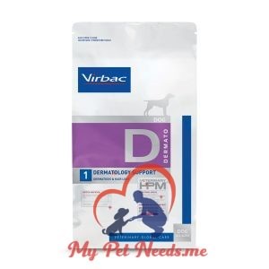 Virbac HPM Dog dry food Dermatology Support