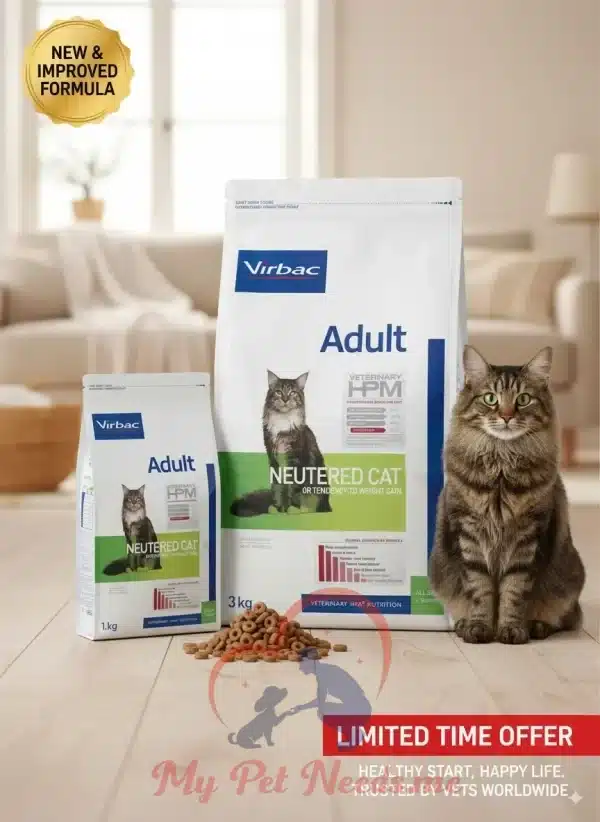 Virbac HPM Dry food nutered adult cats 1.5 kg & 3kg