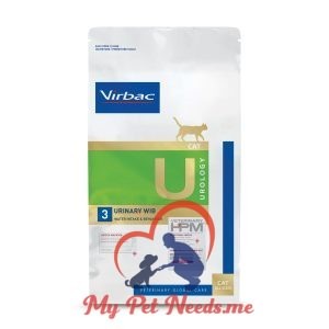 Virbac dry food for Cat Urology Urinary U3 for water intake & behavior (WIB)