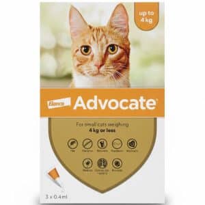 advocate for cats - one ampoule for fleas