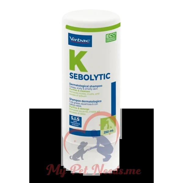Virbac SEBOLYTIC SIS Medicated Shampoo 250ml - VBI