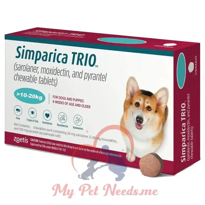 simparica trio 10-20 kg